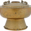 ANTIQUE LATE QING DYNASTY KOREAN BRONZE HOT POT PIC-3