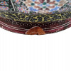 ANTIQUE PERSIAN MINAKARI COPPER ENAMEL BOWL PLATE PIC-4