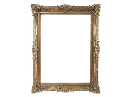 ANTIQUE FRENCH ORNATE GILT WOODEN PICTURE FRAME