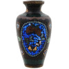 ANTIQUE JAPANESE MEIJI PERIOD ENAMEL VASE PIC-0