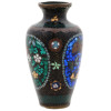 ANTIQUE JAPANESE MEIJI PERIOD ENAMEL VASE PIC-1