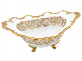 TRESSEMAN AND VOGT LIMOGES GILT PORCELAIN BOWL