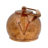 VINTAGE RECUERDO CHILE HAMMERED COPPER TEAPOT PIC-2