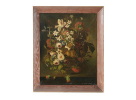 DUTCH STILL LIFE OIL PAINTING BY JAN VAN OS FECIT