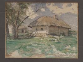 CONSTANTIN WESTCHILOFF RUSSIAN WATERCOLOR PAINTING 1907