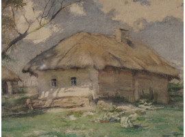 CONSTANTIN WESTCHILOFF RUSSIAN WATERCOLOR PAINTING 1907