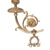 ANTIQUE FRENCH EMPIRE GILT BRONZE WALL SCONCES PIC-4