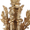 ANTIQUE FRENCH EMPIRE GILT BRONZE WALL SCONCES PIC-5