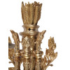 ANTIQUE FRENCH EMPIRE GILT BRONZE WALL SCONCES PIC-6