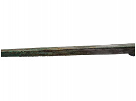 ANCIENT CHINESE ZHOU DYNASTY BRONZE SPEAR HEAD