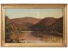 ATTRIBUTED TO SAMUEL COLMAN MOUNTAIN OIL PAINTING PIC-0