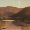 ATTRIBUTED TO SAMUEL COLMAN MOUNTAIN OIL PAINTING PIC-1