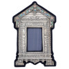 RUSSIAN SILVER AND CLOISONNE ENAMEL PICTURE FRAME PIC-1
