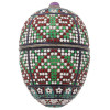 RUSSIAN SILVER GILT AND CLOISONNE ENAMEL EGG CASE PIC-1