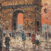 IMPRESSIONIST OIL PAINTING PARIS VIEW BY ATANAS PIC-2