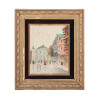 IMPRESSIONIST OIL PAINTING VIEW OF PARIS SIGNED PIC-0