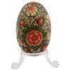 VINTAGE INDIAN RAJASTHAN HAND CARVED WOODEN EGGS PIC-5