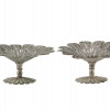 VINTAGE RONAC HANDICRAFT LACE SILVER PLATED BOWLS PIC-1