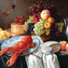 AMERICAN STILL LIFE OIL PAINTING BY ELYA PEKER PIC-1