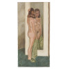 MIDCENT FEMALE NUDE OIL PAINTING BY MILDRED JONES PIC-0