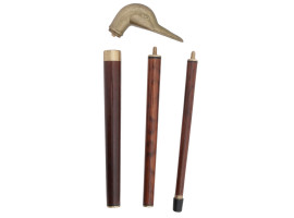 VINTAGE SOVIET ERA WALKING CANE AND TIPPLER CANE