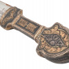 RUSSIAN CAUCASIAN SILVER DAGGER WITH SCABBARD PIC-4