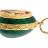 RUSSIAN IMPERIAL GILT SILVER ENAMEL EGG PENDANT PIC-4