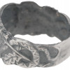 WWII GERMAN SS ANTIPARTISAN TOTENKOPF SILVER RING PIC-3