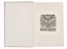 1940 NAZI GERMAN BOOK FROM ADOLF HITLERS LIBRARY