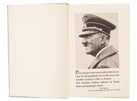 1940 NAZI GERMAN BOOK FROM ADOLF HITLERS LIBRARY