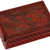 ANTIQUE CHINESE QING DYNASTY CINNABAR LIDDED BOX PIC-0