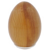 COLLECTION OF HAND CARVED ROSE WOODEN DECOR EGGS PIC-1