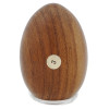 COLLECTION OF HAND CARVED ROSE WOODEN DECOR EGGS PIC-4