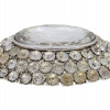 LARGE YVES SAINT LAURENT CLEAR RHINESTONE BROOCH PIC-1