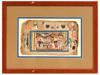 ANTIQUE INDO PERSIAN MUGHAL PAINTING W MANUSCRIPT PIC-0