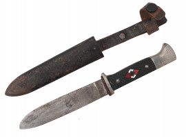 WWII NAZI GERMAN HITLER YOUTH DAGGER W SCABBARD