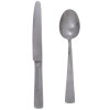 WWII NAZI GERMAN DAF STAINLESS STEEL CUTLERY SET PIC-3