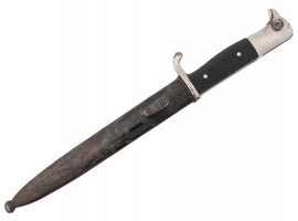 WWII NAZI GERMAN CLOSE COMBAT KNIFE IN SHEATH