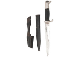 WWII NAZI GERMAN CLOSE COMBAT KNIFE IN SHEATH