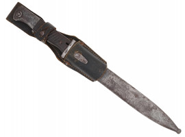 WWII NAZI GERMAN CLOSE COMBAT KNIFE IN SHEATH