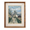 HAND COLORED IMPRESSIONIST PRINT AFTER SEZANNE PIC-0