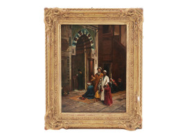 ORIENTAL OIL PAINTING AFTER ARTHUR VON FERRARIS