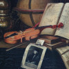 AMERICAN STILL LIFE OIL PAINTING BY JUDY FAIRLEDY PIC-2