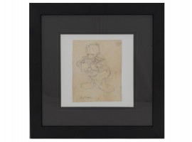 USA ILLUSTRATION GRAPHITE PAINTING BY CARL BARKS