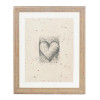 AMERICAN JEWISH HEART FLORAL ETCHING BY JIM DINE PIC-0