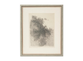 MID CENT AMERICAN ETCHING BY GABOR PETERDI FRAMED