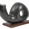 MICHAEL BARKIN ABSTRACT BLACK ONYX SCULPTURE PIC-4