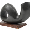 MICHAEL BARKIN ABSTRACT BLACK ONYX SCULPTURE PIC-3