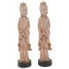 VINTAGE CHINESE CARVED WAX FIGURAL CANDLES PIC-1