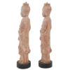 VINTAGE CHINESE CARVED WAX FIGURAL CANDLES PIC-3